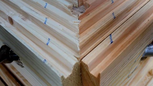 Строительство дома из дерева L за 18 дней L из наборного бруса L своими руками L