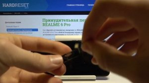 Как вставить Сим-карту и карту памяти в Realme 6 Pro — Первые шаги