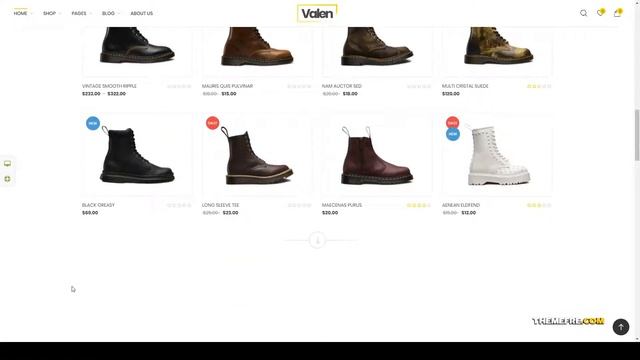 Valen - Sport Fashion WooCommerce WordPress Theme cool features ecommerce Easy Create Website смотреть онлайн