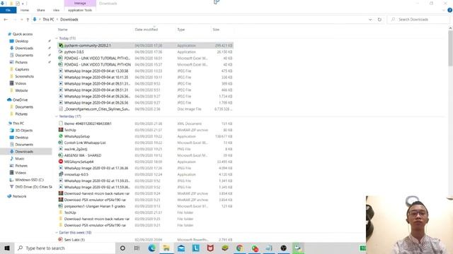 TUTORIAL || Cara Instalasi Python 3.8.5 dan Pycharm di Windows 10 (Indonesia) смотреть онлайн