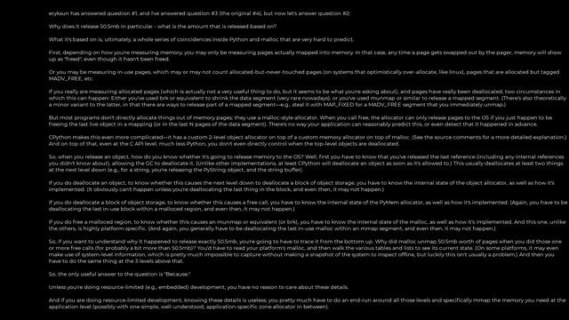 Python :Releasing memory in Python(5solution) смотреть онлайн