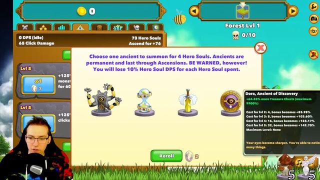 Clicker Heroes #10: Der Angriff der Killerkatze und meine 5000 IQ Ascension смотреть онлайн