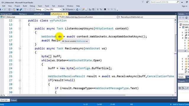 آموزش WebSocket در Asp.Net Core ارسال و دریافت اطلاعات بین سرور و کلاینت смотреть онлайн