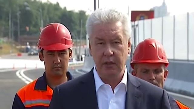 Открыта эстакады на развязке Можайского шоссе и МКАД смотреть онлайн