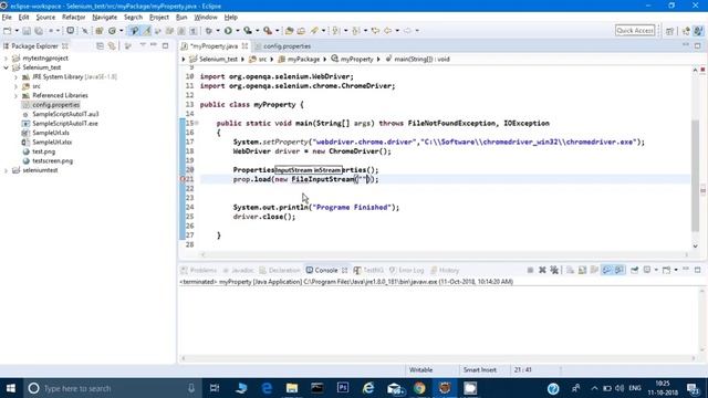 How to read property file or Object Repository in Selenium смотреть онлайн