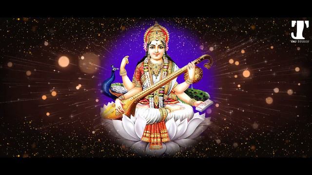 SARASWATHI MANTRA I 108 TIMES I MEENAL NIGAM I TMJ STUDIO смотреть онлайн