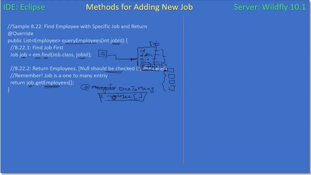 JPA OneTo Many | Part 6 - Bean Layer Add Job | JavaEE EJB JPA Tutorials #45 смотреть онлайн