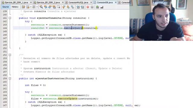 Ejercicios Java - Base de datos #2 - Clases para conectarse a una base de datos смотреть онлайн