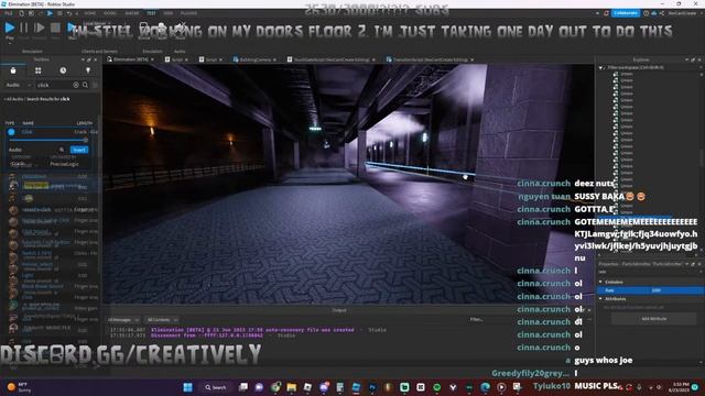 TRYING TO MAKE A DOORS LIKE GAME IN UNDER 1 DAY.. смотреть онлайн