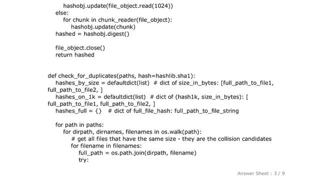 PYTHON : Finding duplicate files and removing them смотреть онлайн