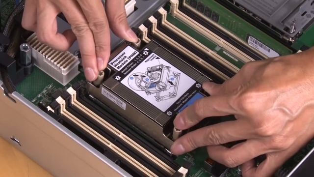 Lenovo ThinkSystem SR850 V2 removing a processor and heat sink смотреть онлайн