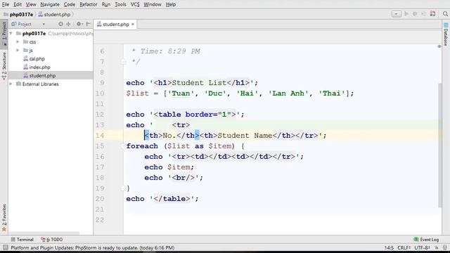 Làm quen với mảng và vòng lặp foreach trong PHP - PHP cơ bản смотреть онлайн