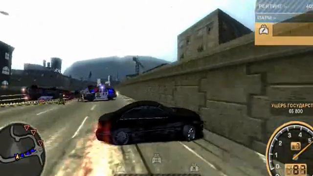 NFS Most Wanted Mod: Harder Heat Level 5. Almost UNEVADABLE on non-top vehicles! смотреть онлайн