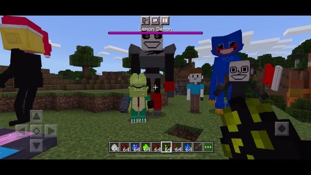 Huggy Wuggy FNF Addon in Minecraft PE - Friday Night Funkin Poppy Playtime mod update MCPE смотреть онлайн