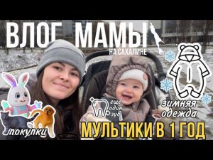Мультики в 1 год | покупки для ребёнка | зимняя одежда | Влог мамы (62)