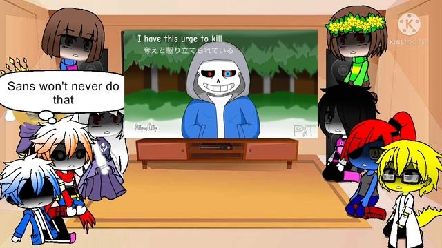 Undertale reacts to Dusttale //I Got No Time// meme смотреть онлайн