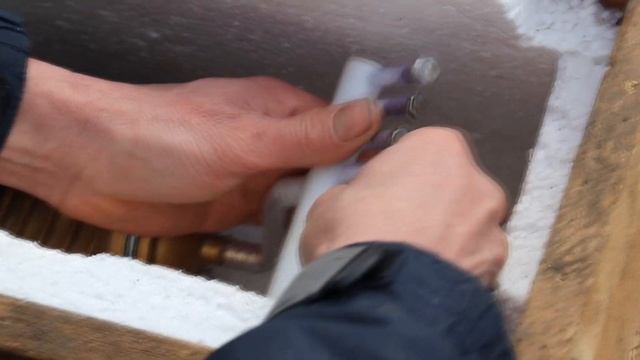 Работа компрессора Sun-Sun 0.5 зимой. Аэрация пруда зимой. смотреть онлайн