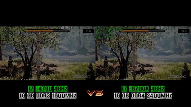 Gaming Performance i7 4790@4,0GHz vs i7 6700K@4,0GHz (Haswell - Skylake) смотреть онлайн