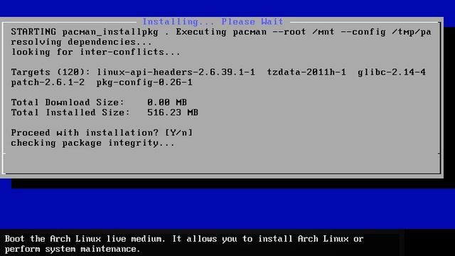 Instalasi ArchLinux 2011 смотреть онлайн
