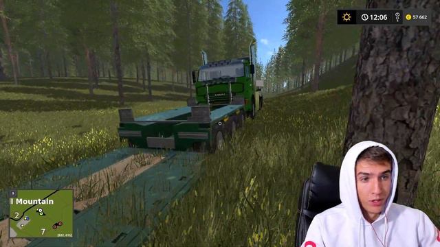 НАШЛИ БРОШЕННЫЙ ВЕРТОЛЁТ В ЛЕСУ ! - FARMING SIMULATOR 2017 смотреть онлайн