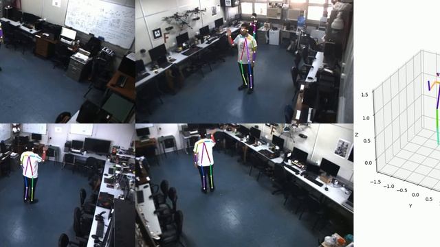 3D skeleton reconstruction for gesture recognition смотреть онлайн