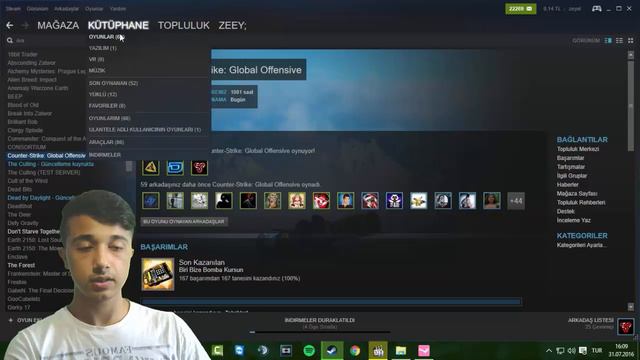 STEAM'DE HIZLI LEVEL VE BAŞARIM KASMA! [TÜRKÇE ANLATIM]