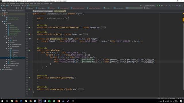 Neural networks library [Java] 5 - Transformation Layer смотреть онлайн