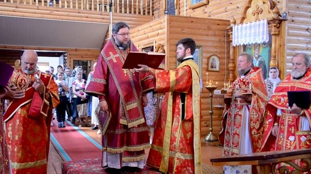 140 ЛЕТ ХРАМУ В ХИСЛАВИЧАХ. АРХИЕРЕЙСКОЕ БОГОСЛУЖЕНИЕ смотреть онлайн