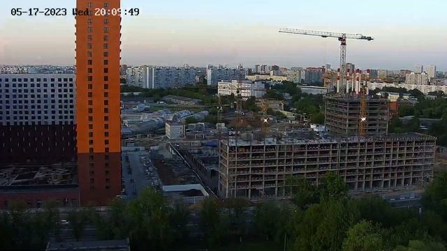 ПИК Кольская 8 ( камера 2 ) таймлапс с 03-05-2023 по 31-05-2023 смотреть онлайн