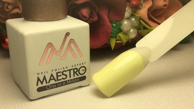 Гель-лак тм MAESTRO №105 "Лаймовый этюд" смотреть онлайн