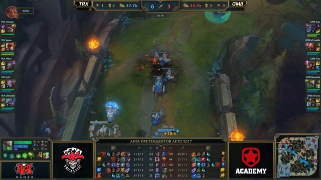 TRX Vs GMB - Неделя 1 День 1 Игра 1