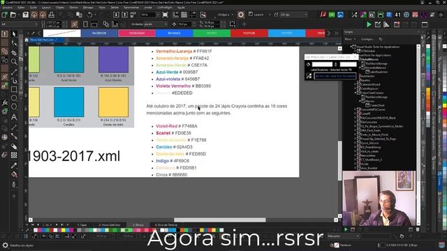 Get Hex Color e Get Color Name Pallet Macro FREE for CorelDRAW 2021 смотреть онлайн
