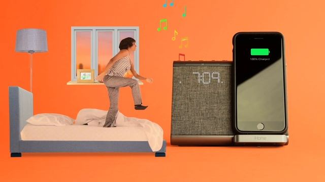 iHome: Wireless Charging Bluetooth Dual Alarm Clock (iBTW39) смотреть онлайн