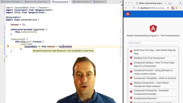 ? Angular HTTP Tutorial - Introduction to the HTTP Service - Do a GET HTTP Server Call смотреть онлайн