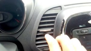 Renault Kaptur (Рено Каптур): система вентиляции салона и настройка дефлекторов воздуховодов