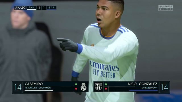 FIFA 22 - Real Madrid vs. Barcelona - El Clasico Full Match PS5 Gameplay | 4K смотреть онлайн