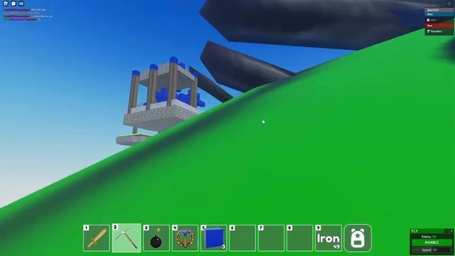 I 1v1'ed CKEV with ADMIN COMMANDS in Roblox BedWars... смотреть онлайн