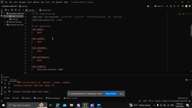 PYTHON CALCULATOR WITH GUI(TKINTER) x16 смотреть онлайн