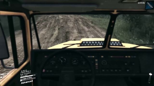 SpinTires | The Ramp | Map Mod | Kraz 6446 смотреть онлайн