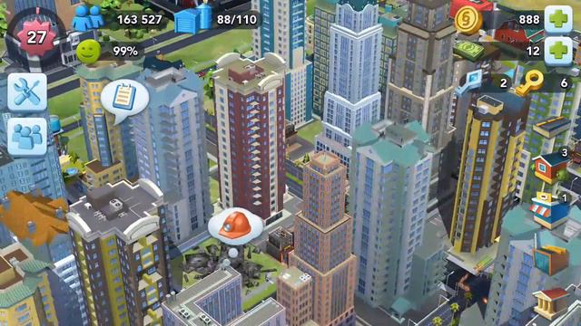 VU Tower expansion project - Meteor Strike I in SIMCITY BUILD IT Game смотреть онлайн