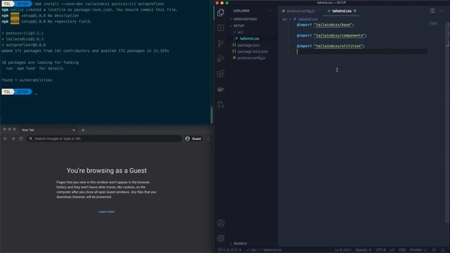 TailwindCSS | Setup смотреть онлайн
