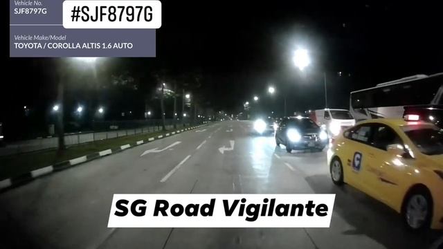 26jun2021 mandai avenue #SJF7979G toyota altis Driving without due care or reasonable consideration смотреть онлайн