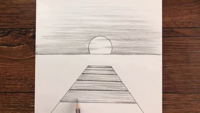 Рисунок? карандашом✏️ Закат?