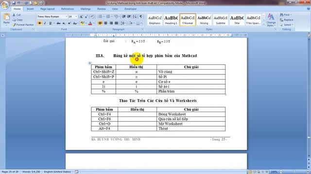 Hướng dẫn sử dụng phần mềm Mathcad - Sử dụng phần mềm Mathcad trong tính toán thiết kế - Học mathca смотреть онлайн