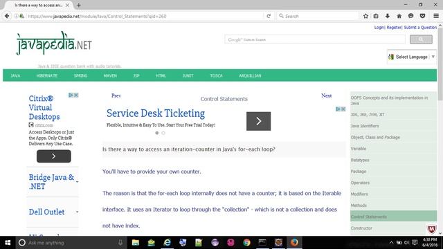 Is there a way to access an iteration-counter in Java's for-each loop?
- javapedia.net смотреть онлайн
