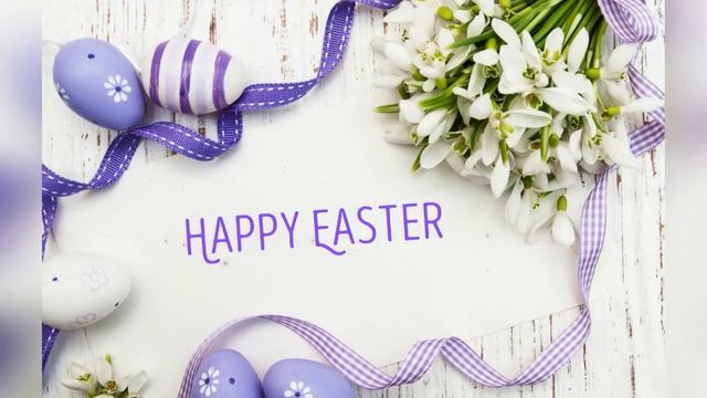 Пасхальная поздравительная открытка на английском (Happy Easter)
