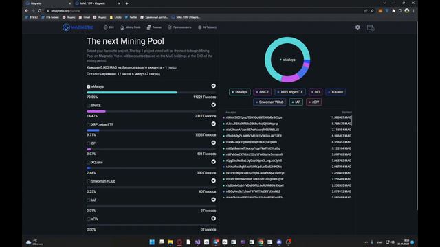 MAG Обновление DEX, новый пул майнинга на XRPL смотреть онлайн