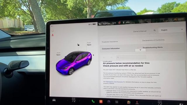 HOW TO RESET TIRE PRESSURE ICON 2022 TESLA MODEL Y смотреть онлайн