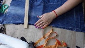 ПОЯСНАЯ СУМКА -РЮКЗАК СВОИМИ РУКАМИ из джинсов.