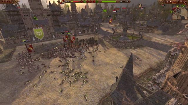 Total War Warhammer III; Защита города Империи против Плодовитых смотреть онлайн